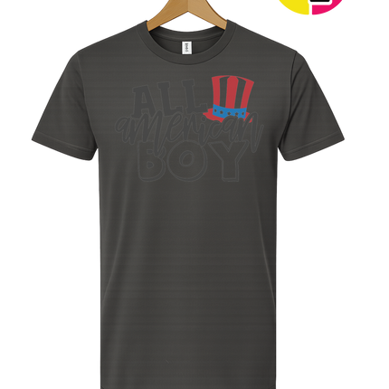 All American Boy Patriotic Vibes Tee