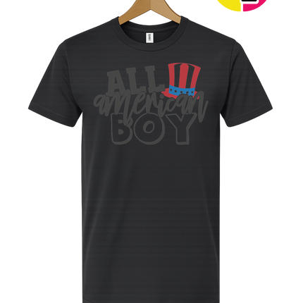 All American Boy Patriotic Vibes Tee