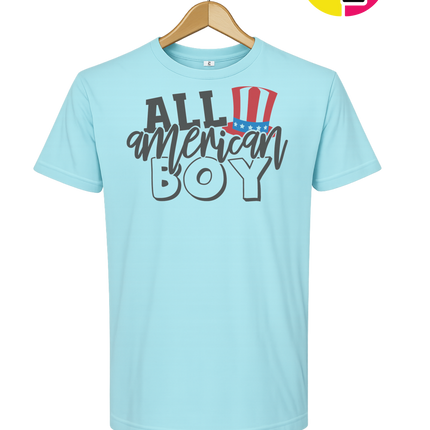 All American Boy Patriotic Vibes Tee