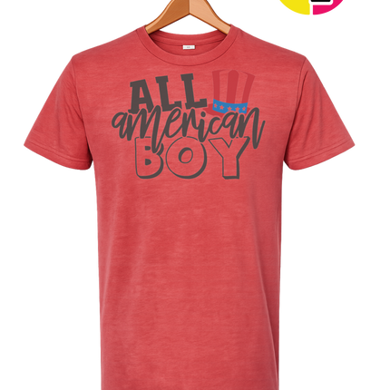 All American Boy Patriotic Vibes Tee