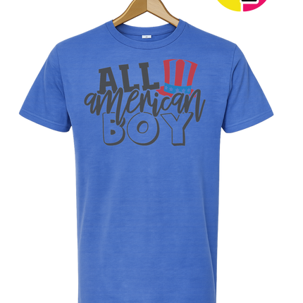 All American Boy Patriotic Vibes Tee