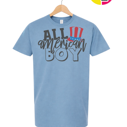 All American Boy Patriotic Vibes Tee
