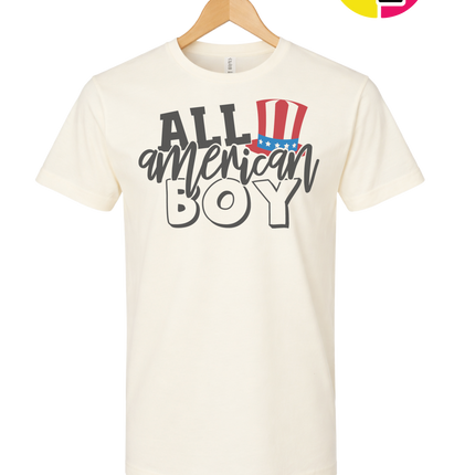 All American Boy Patriotic Vibes Tee