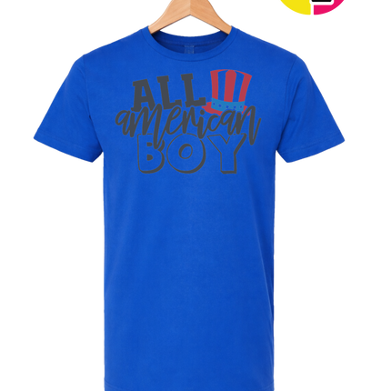 All American Boy Patriotic Vibes Tee