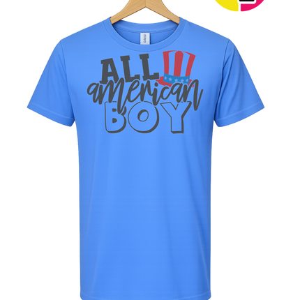All American Boy Patriotic Vibes Tee