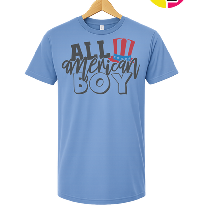 All American Boy Patriotic Vibes Tee