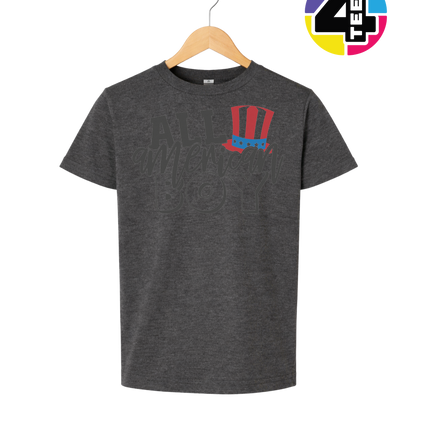 All American Boy Patriotic Vibes Youth Tee