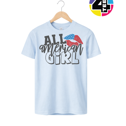 All American Girl Vibes Youth Tee
