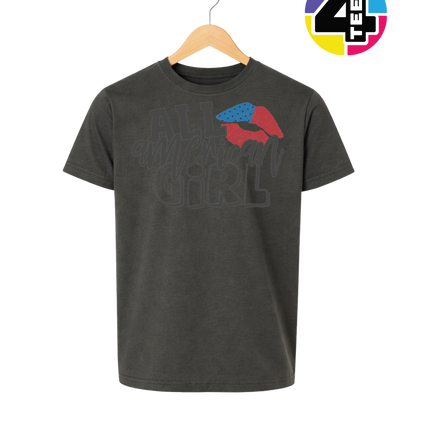 All American Girl Vibes Youth Tee
