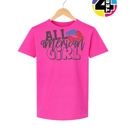 All American Girl Vibes Youth Tee
