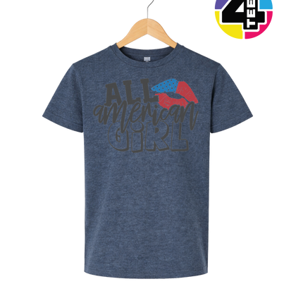 All American Girl Vibes Youth Tee