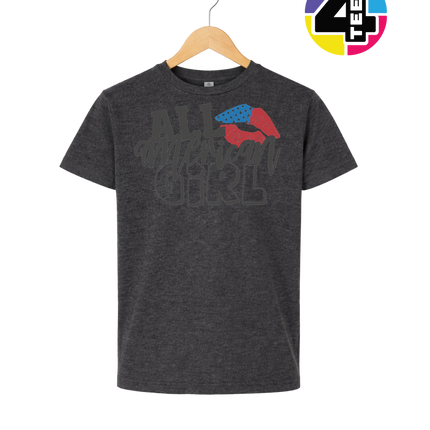 All American Girl Vibes Youth Tee
