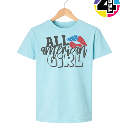All American Girl Vibes Youth Tee