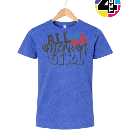 All American Girl Vibes Youth Tee