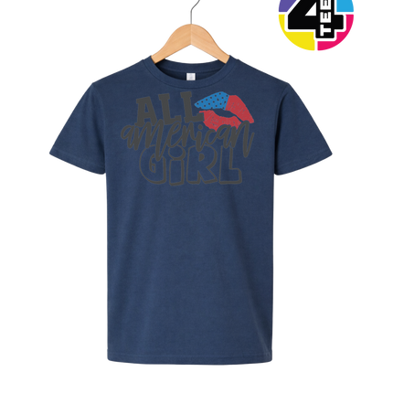 All American Girl Vibes Youth Tee