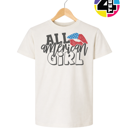 All American Girl Vibes Youth Tee