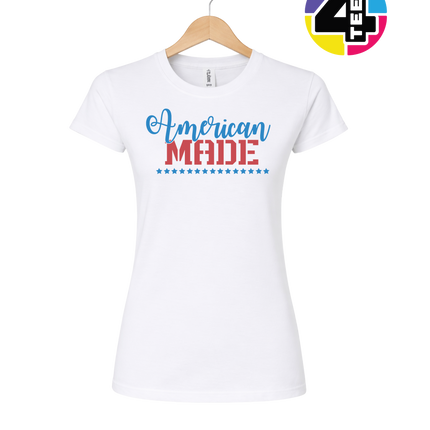 American Made Freedom Script Women's Tee