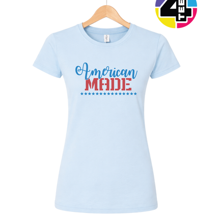 American Made Freedom Script Women's Tee