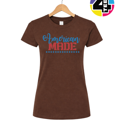 American Made Freedom Script Women's Tee
