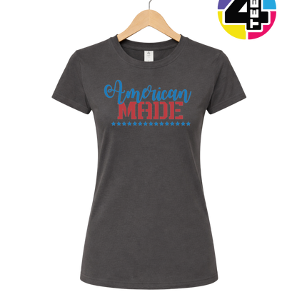 American Made Freedom Script Women's Tee