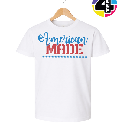 American Made Freedom Script Youth Tee