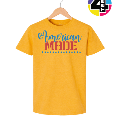 American Made Freedom Script Youth Tee
