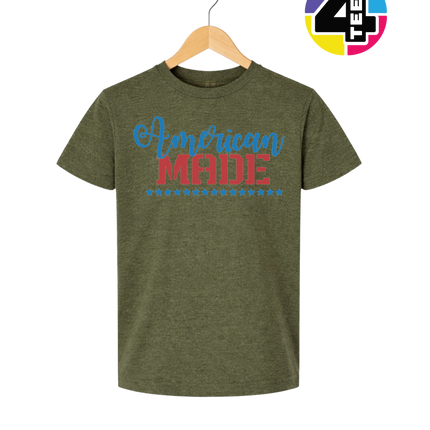 American Made Freedom Script Youth Tee