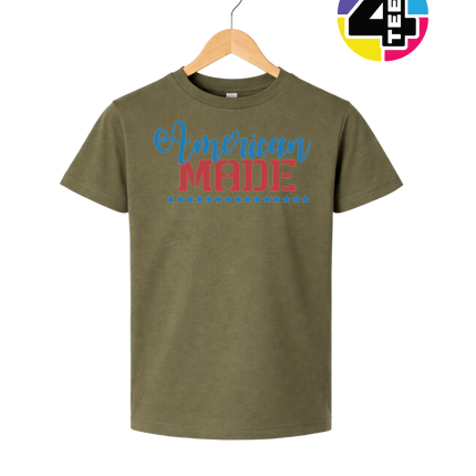 American Made Freedom Script Youth Tee