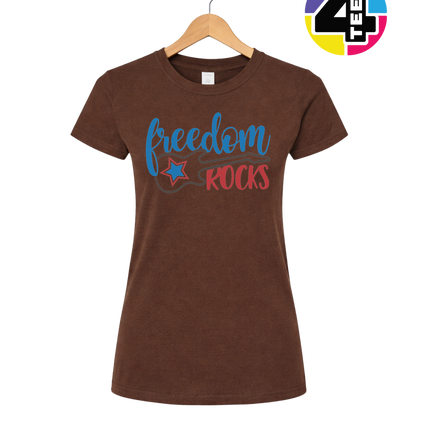 Freedom Rocks Guitar Women's Tee
