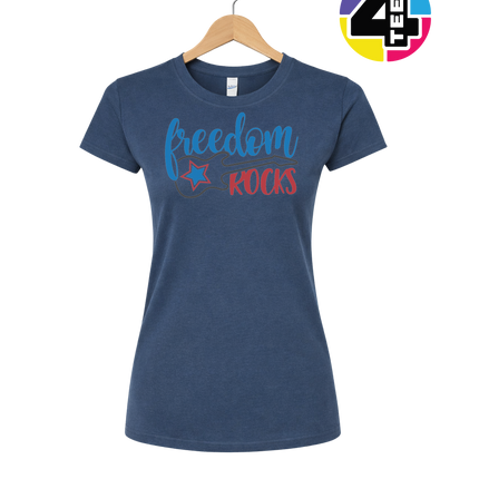 Freedom Rocks Guitar Women's Tee