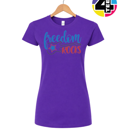Freedom Rocks Guitar Women's Tee