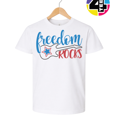 Freedom Rocks Guitar Youth Tee