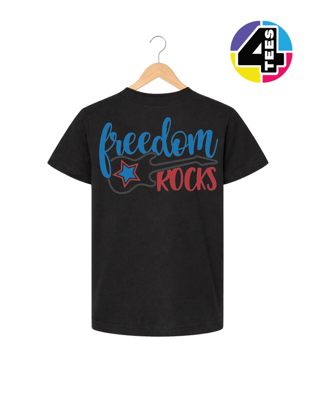 Freedom Rocks Guitar Youth Tee