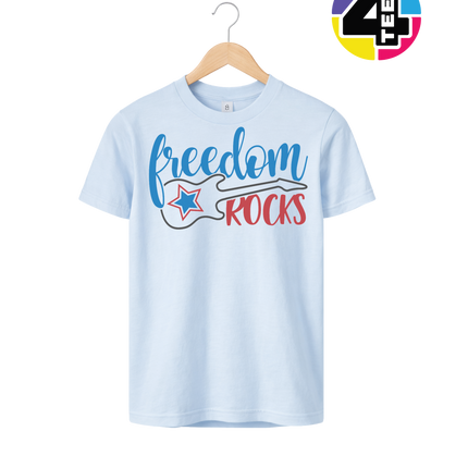 Freedom Rocks Guitar Youth Tee