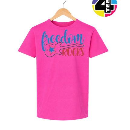 Freedom Rocks Guitar Youth Tee