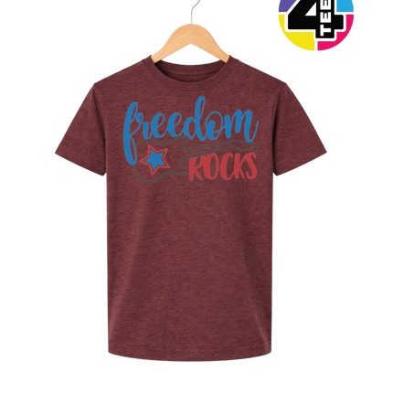 Freedom Rocks Guitar Youth Tee