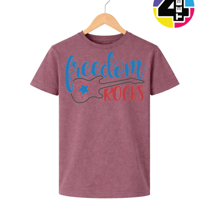 Freedom Rocks Guitar Youth Tee
