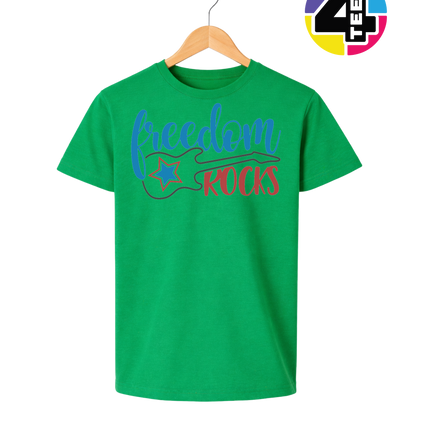 Freedom Rocks Guitar Youth Tee