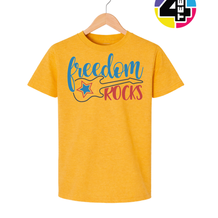 Freedom Rocks Guitar Youth Tee