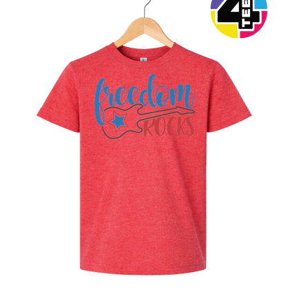 Freedom Rocks Guitar Youth Tee
