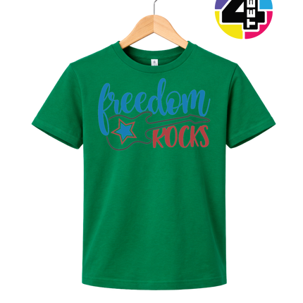 Freedom Rocks Guitar Youth Tee