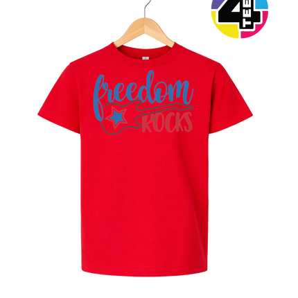 Freedom Rocks Guitar Youth Tee