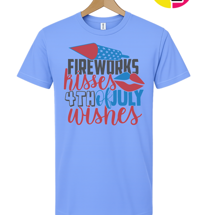 Fireworks Kisses & July Wishes Tee