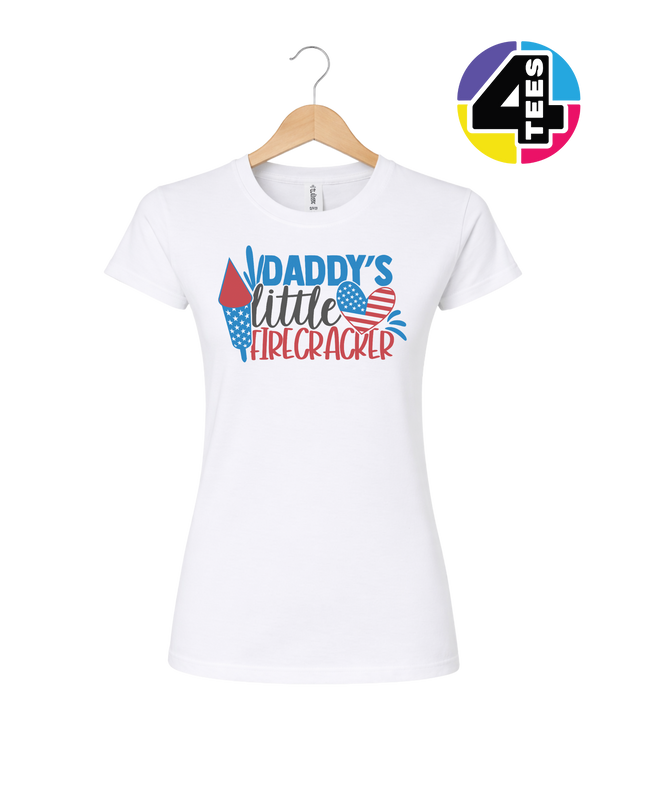 Daddy’s Little Firecracker Women's Tee