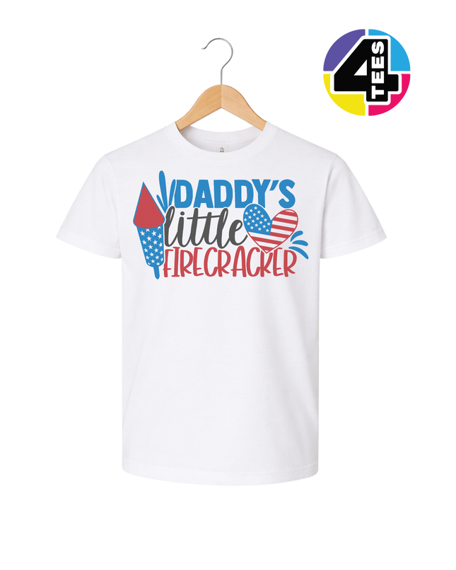 Daddy’s Little Firecracker Youth Tee