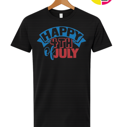 Happy 4th of July Banner Tee