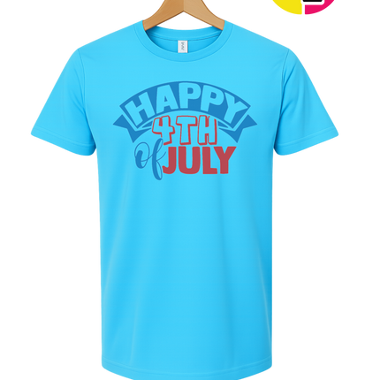 Happy 4th of July Banner Tee