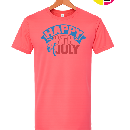Happy 4th of July Banner Tee