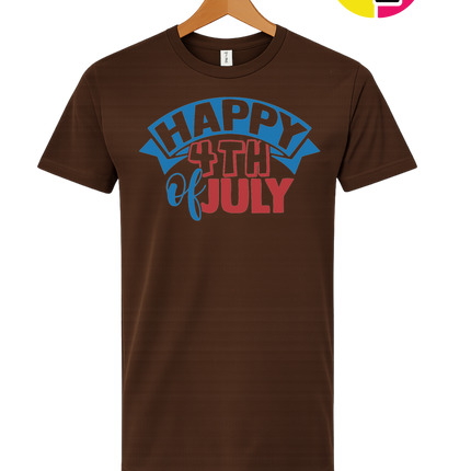 Happy 4th of July Banner Tee