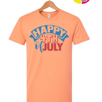Happy 4th of July Banner Tee